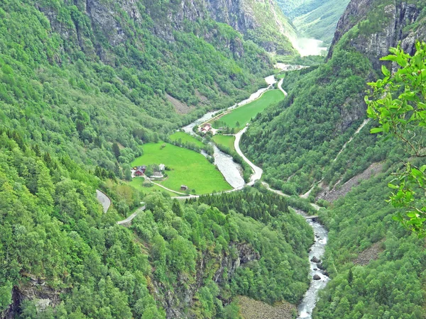 Paysage Des Fjords Norvégiens Juin 2017 — Photo