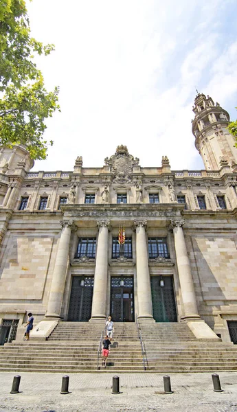 Old Post Office Building Barcelona July 2017 Catalunya Spain Europe — Stock Photo, Image