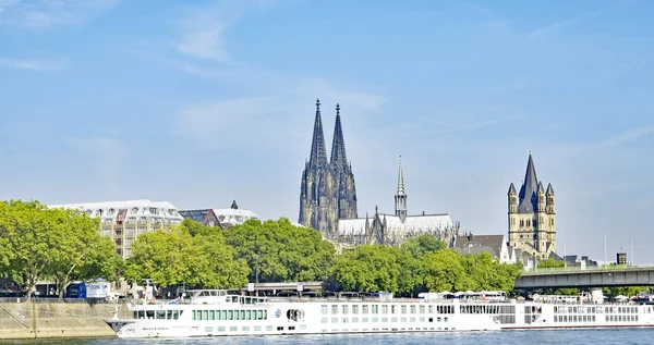 Overzicht Van Keulen Uur Augustus 017 Duitsland Europa — Stockfoto