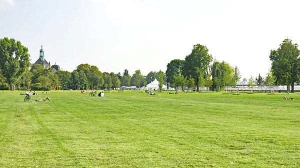 Gardens Dusseldorf August 2016 Germany Europe — Stock Photo, Image