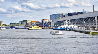 Overview of Amsterdam; 12:30 pm.; August 25, 2017; Holland, Netherlands, Europe