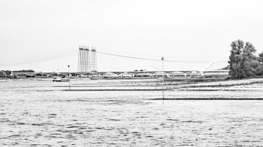 Panoramic of Nimege; 13:30 p.m .; August 28, 2017; Holland, Netherlands, Europe