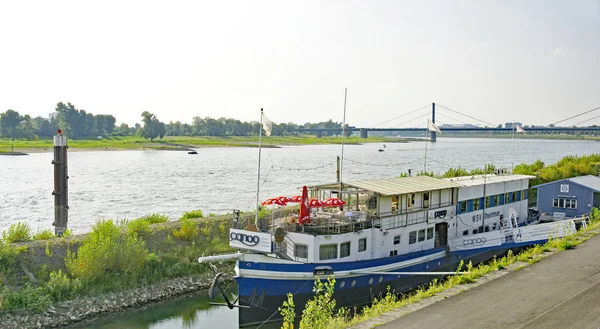 Gärten Düsseldorf Uhr August 2016 Deutschland Europa — Stockfoto