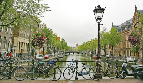 Overview Amsterdam August 2016 Holland Netherlands Europe — Stock Photo, Image