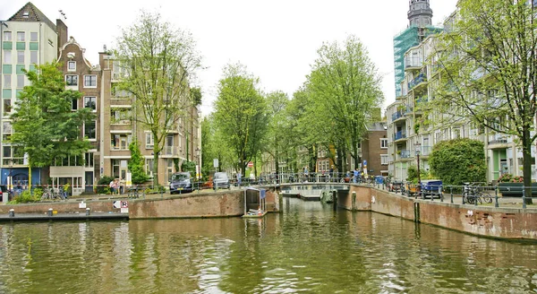 Visão Geral Amsterdã Agosto 2016 Holanda Holanda Europa — Fotografia de Stock
