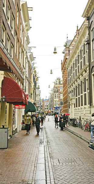 Обзор Амстердама Августа 2017 Года Голландия Нидерланды Европа — стоковое фото