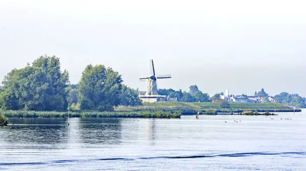 Panormica Kinderdijk Agosto 017 Holanda Pases Bajos Europa — Stockfoto