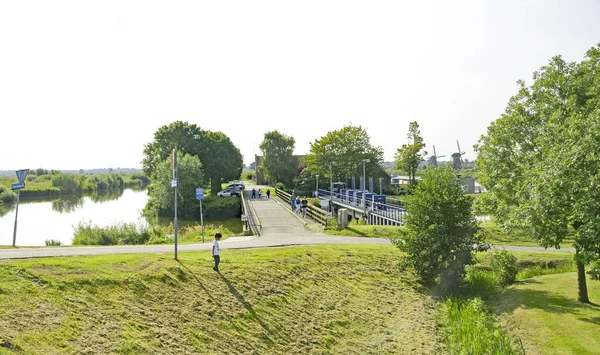 Panormica Kinderdijk Agosto 017 Holanda Pases Bajos Europa — Stockfoto