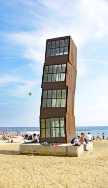 Barceloneta Mahallesi, 25 Temmuz 2018; Barselona, Katalunya, İspanya, Avrupa