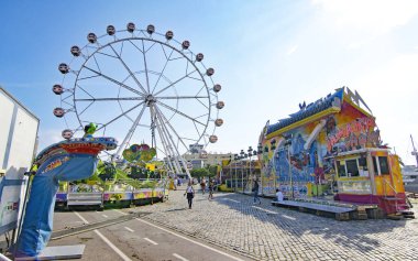 Barceloneta mahallesinde, öğlen 12: 40 'ta. ; 22 Temmuz 2016; Katalonya, İspanya, Avrupa