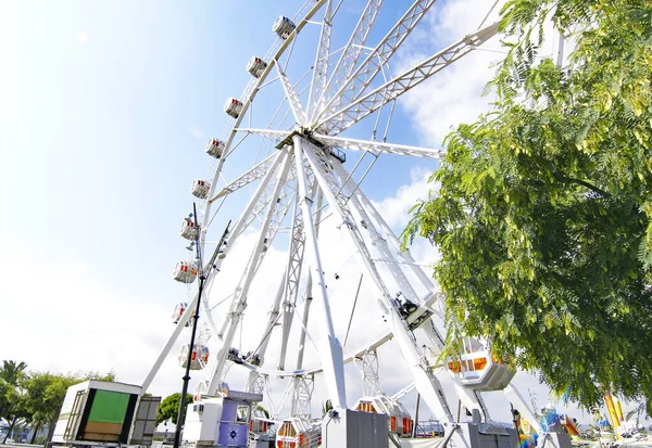 Jahrmarkt Viertel Barceloneta Uhr Juli 2016 Katalonien Spanien Europa — Stockfoto