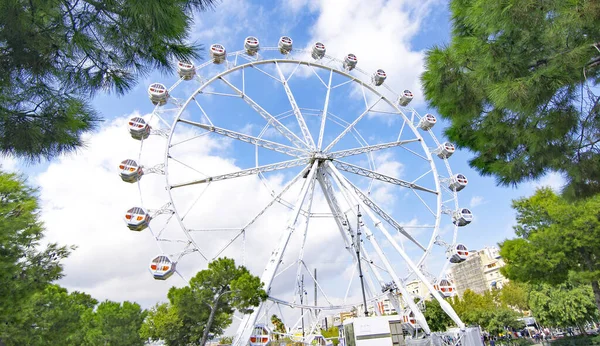 Kermis Buurt Van Barceloneta Juli 2016 Catalonië Spanje Europa — Stockfoto