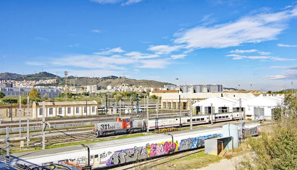 Maquinista Workshops San Andrs Barcelona Uhr Juni 2018 Katalonien Spanien — Stockfoto