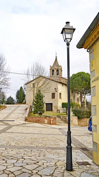 Panoramisch Uitzicht Vilanova Sau Comarca Del Osona Barcelona Catalunya Spanje — Stockfoto