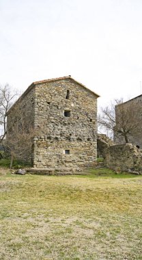 Sant Pere de Casserres Manastırı, 13: 20; 15 de Junio de 2016; Comarca del Osona, Barcelona, Katalonya, İspanya, Avrupa