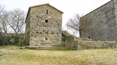 Sant Pere de Casserres Manastırı, 13: 20; 15 de Junio de 2016; Comarca del Osona, Barcelona, Katalonya, İspanya, Avrupa