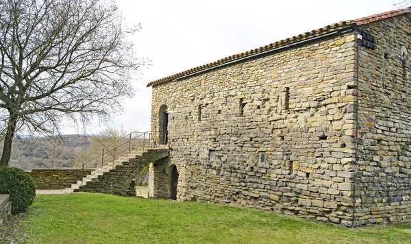 Monastery Sant Pere Casserres Вечора Junio 2016 Comarca Del Osona — стокове фото