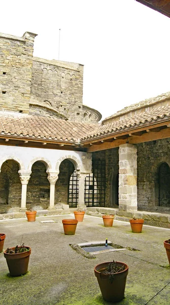 Monastery Sant Pere Casserres Junio 2016 Comarca Del Osona Barcelona — стоковое фото