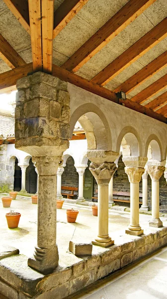 Monastery Sant Pere Casserres Junio 2016 Comarca Del Osona Barcelona — Stock Photo, Image