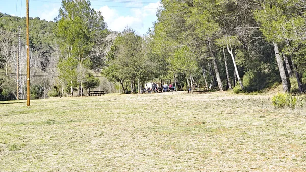 Sant Llorens Munt Obac Naturpark Bages Valls Västerländska Och Moyans — Stockfoto