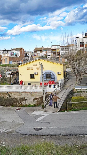 Vista Del Arroyo Navarcles Julio 2017 Barcelona Cataluña España Europa —  Fotos de Stock