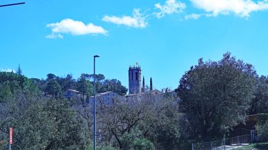 Viladrau Panoramik, Comarca del Osona; 16: 45. ; 14 Temmuz 2019; Girona, Katalonya, İspanya, Avrupa