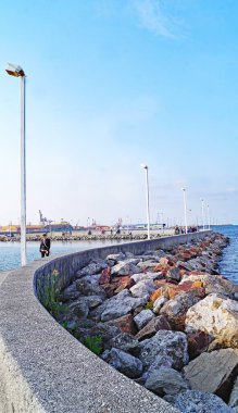 Gijn Limanı veya Müzesi, 15: 10; 13 Mayıs 2017; Asturias Prensliği, İspanya, Avrupa