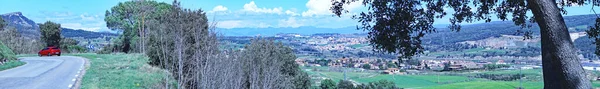 オソナ地方の風景 45午後 2019年7月17日スペイン カタルーニャ州ジローナ — ストック写真