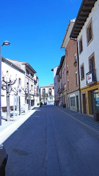 Panorama Över Viladrau Comarca Del Osona Juli 2019 Girona Katalonien — Stockfoto
