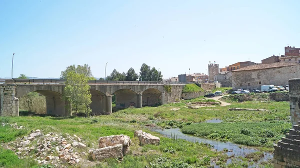 Montblanc Conca Barber Region Prowincji Tarragona Katalonia Hiszpania Europa — Zdjęcie stockowe