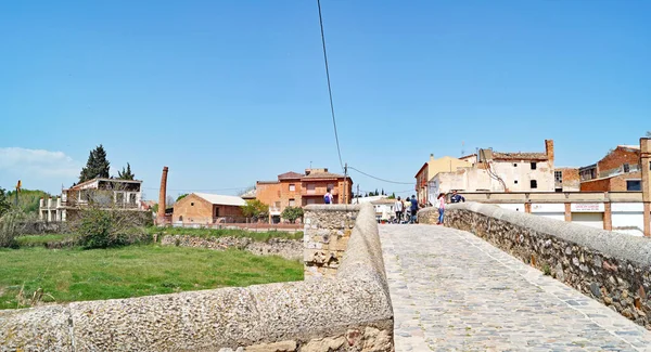 Montblanc Conca Barber Region Province Tarragona Catalonia Spain Europe — Stock Photo, Image