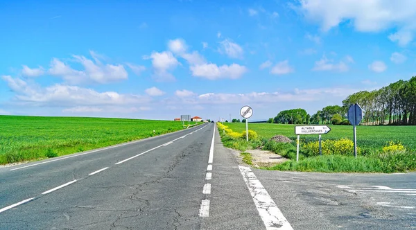 Paisaje Provincia Burgos Mayo 2017 España Europa — Foto de Stock