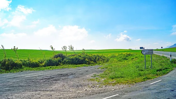 Burgos Ili Peyzajı Mayıs 2017 Spanya Avrupa — Stok fotoğraf