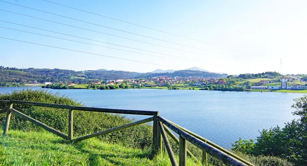 Trasona Reservoir Corvera Asturias Mayıs 2015 Asturias Prensliği Asturias Spanya — Stok fotoğraf