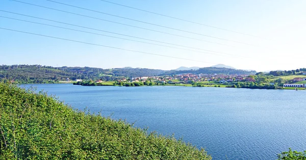 Trasona Reservoir Corvera Asturias Мая 2015 Года Княжество Астурия Астурия — стоковое фото