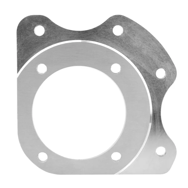 Custom made cnc aluminium drift parts BRAKE CALIPER ADAPTERS — Stock Photo, Image
