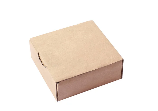 Коробка коричневого цвета — стоковое фото