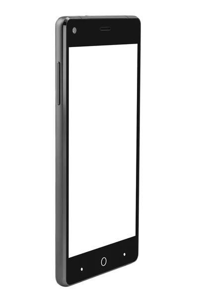 Tableta negro moderno frente recto lado izquierdo — Foto de Stock