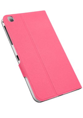 Tablet Case kırmızı pembe geri kapalı