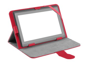 Tablet harf Case kırmızı pembe açık açık tablet ile