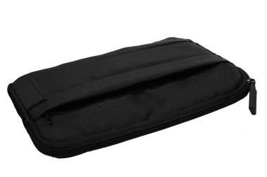 Tablet büyük kapak çanta siyah ön düz