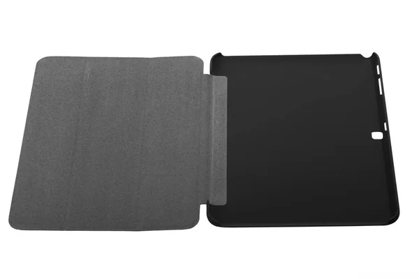 Kotak tablet hitam besar datar — Stok Foto