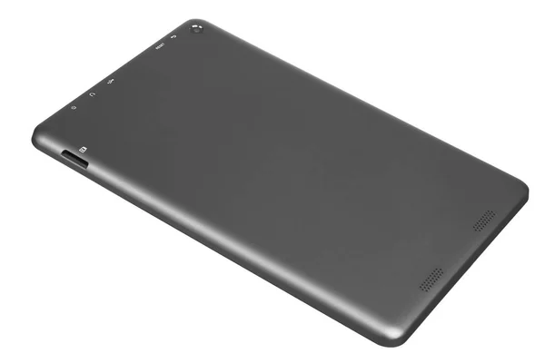 Tablet fekete vissza egyenes jobb oldalán — Stock Fotó