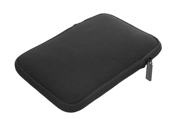 Tablet caso tampa saco preto para trás lado direito — Fotografia de Stock