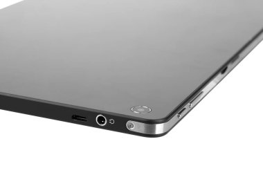 Tablet siyah tasarım geri kapatmak yukarıya liman