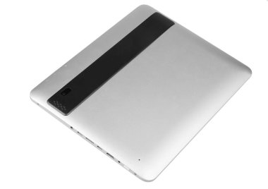 Tablet beyaz şerit siyah dik sağ açı 