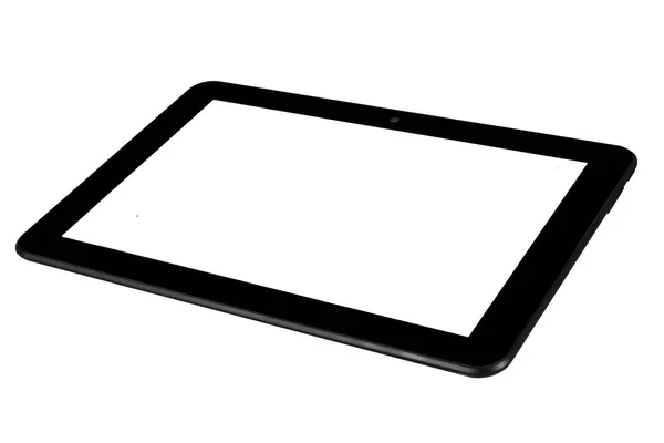 Tablet câmera preta frente plana Imagem De Stock