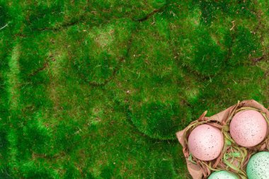 Paskalya yeşil ışık arka plan