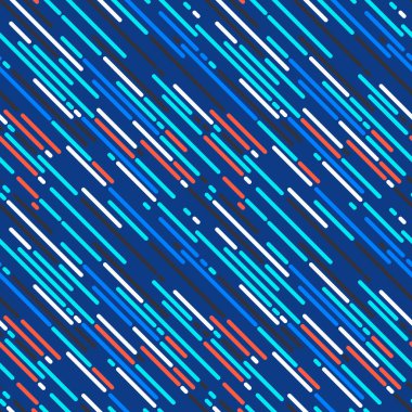 Sorunsuz vektör paralel beyaz koyu gri, siyah, hafif kırmızı ve mavi çapraz çizgiler. Üretim için sorunsuz arka plan yazdırır, hediye paketi ve web tasarımı.