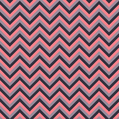 Sorunsuz vektör chevron desen pembe ve kahverengi çizgili. Elbise, imalat, duvar kağıtları, baskılar, hediye paketi ve karalama defteri için arka plan. 